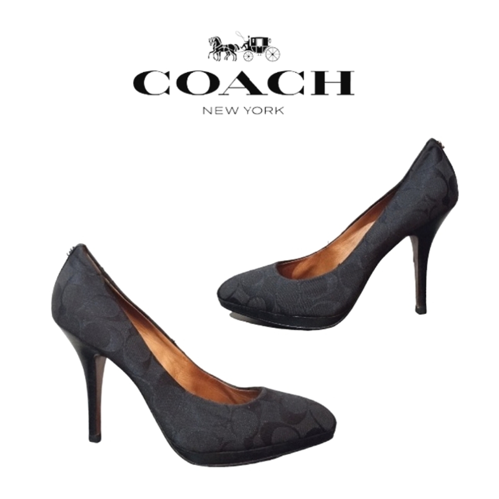Coach Black Heels